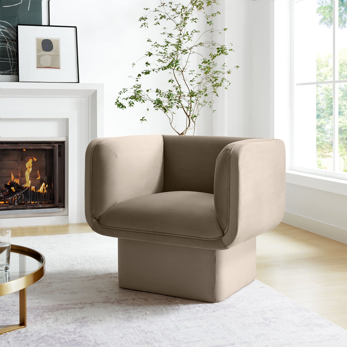 Tate Performance Velvet Accent Chair by Modway