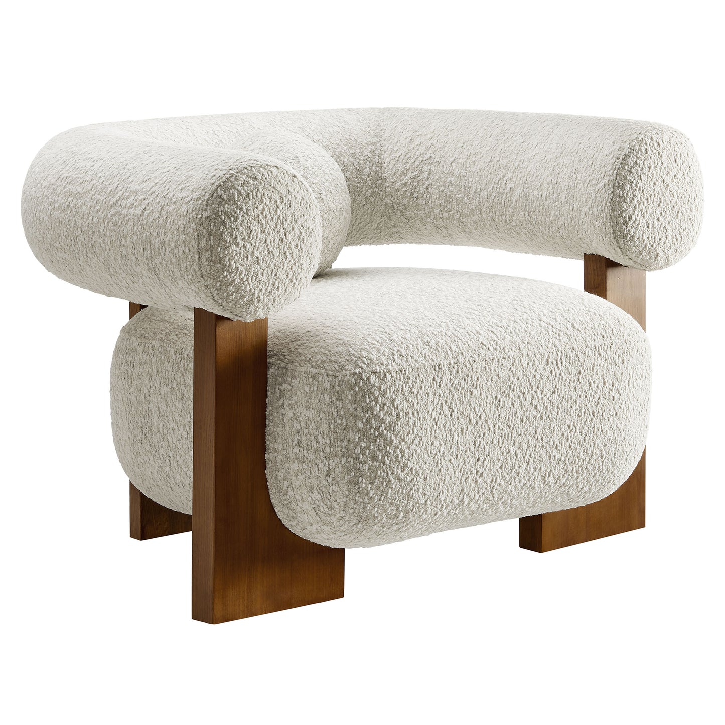 Jace Accent Chair by Modway - Faux Fur and Boucle Fabric Options