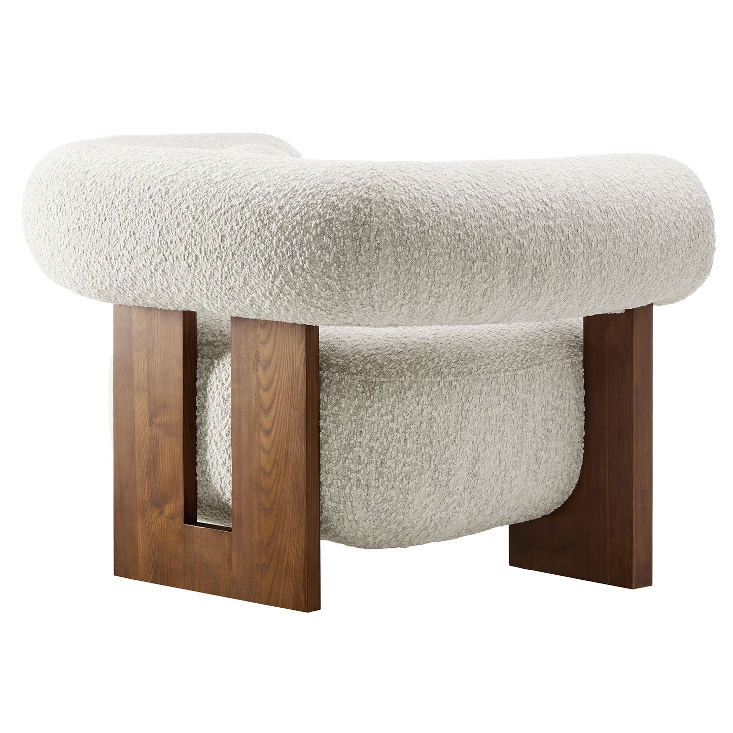 Jace Accent Chair by Modway - Faux Fur and Boucle Fabric Options