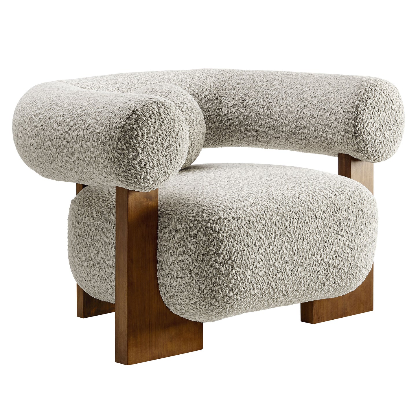 Jace Accent Chair by Modway - Faux Fur and Boucle Fabric Options