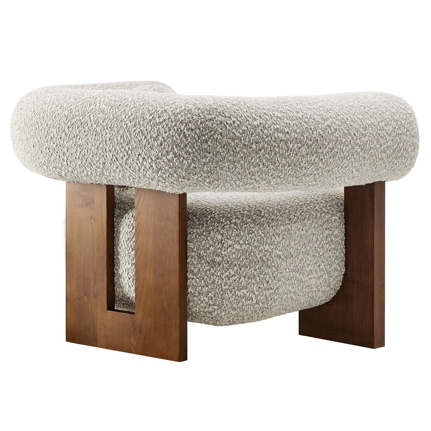 Jace Accent Chair by Modway - Faux Fur and Boucle Fabric Options