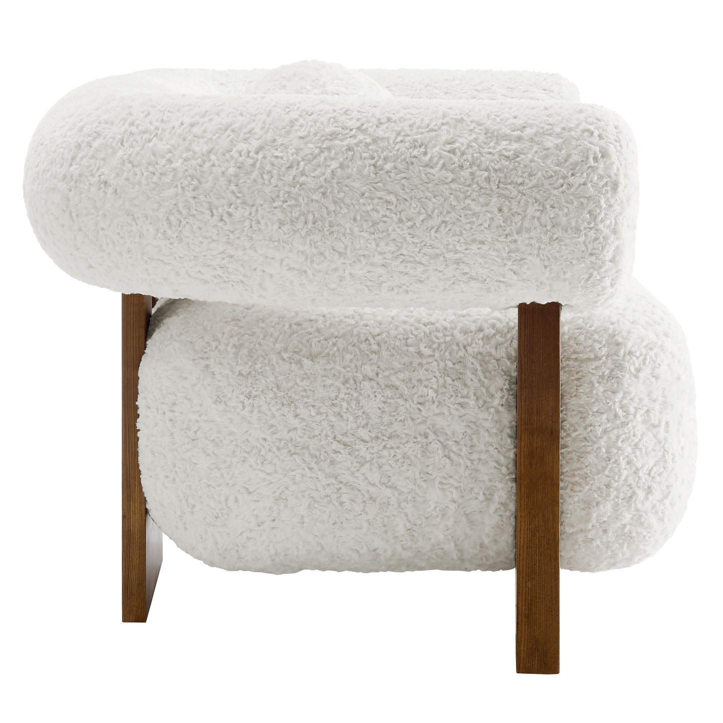 Jace Accent Chair by Modway - Faux Fur and Boucle Fabric Options