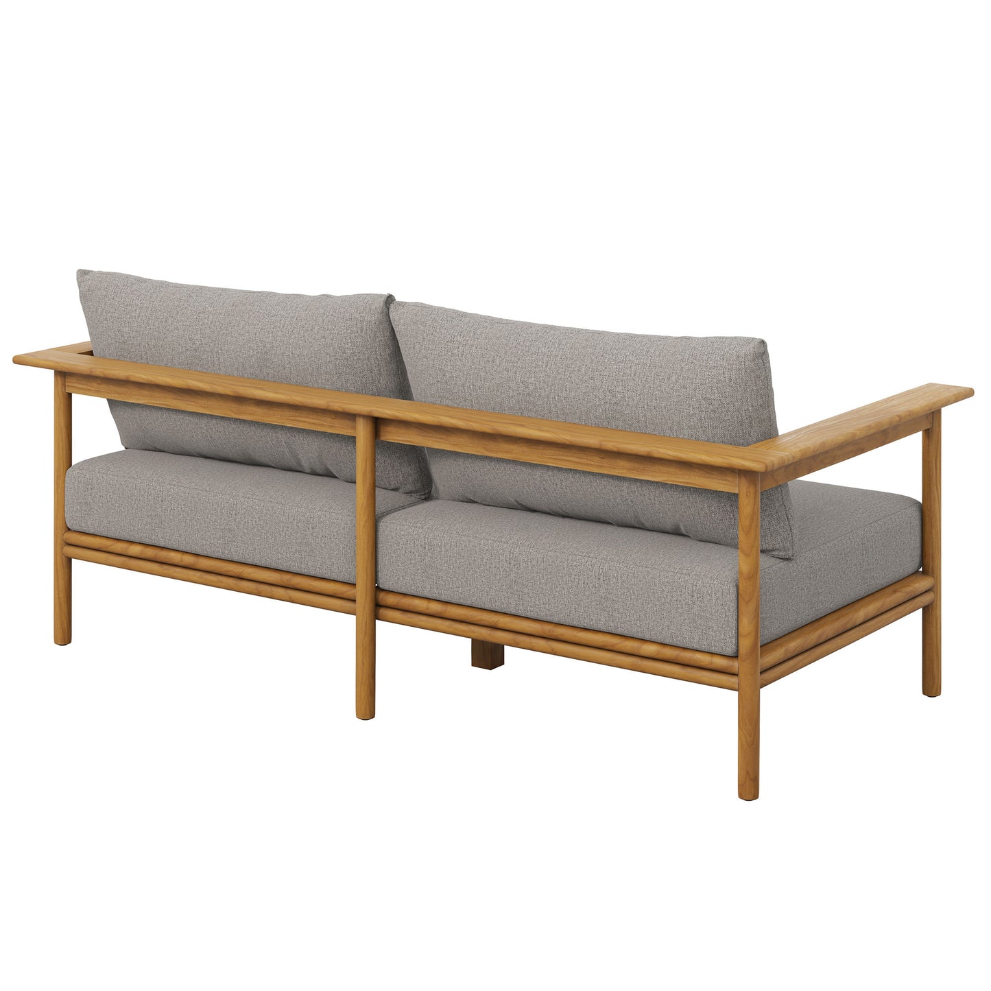 Wren Outdoor Patio Teak Wood Sofa by Modway