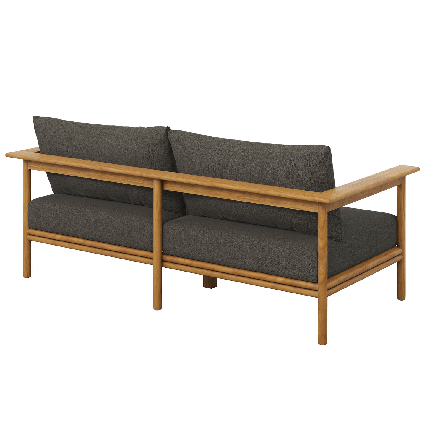 Wren Outdoor Patio Teak Wood Sofa by Modway