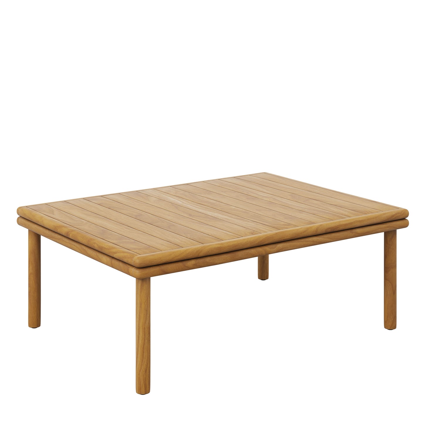 Wren Outdoor Patio Teak Wood Coffee Table by Modway EEI-7010-NAT