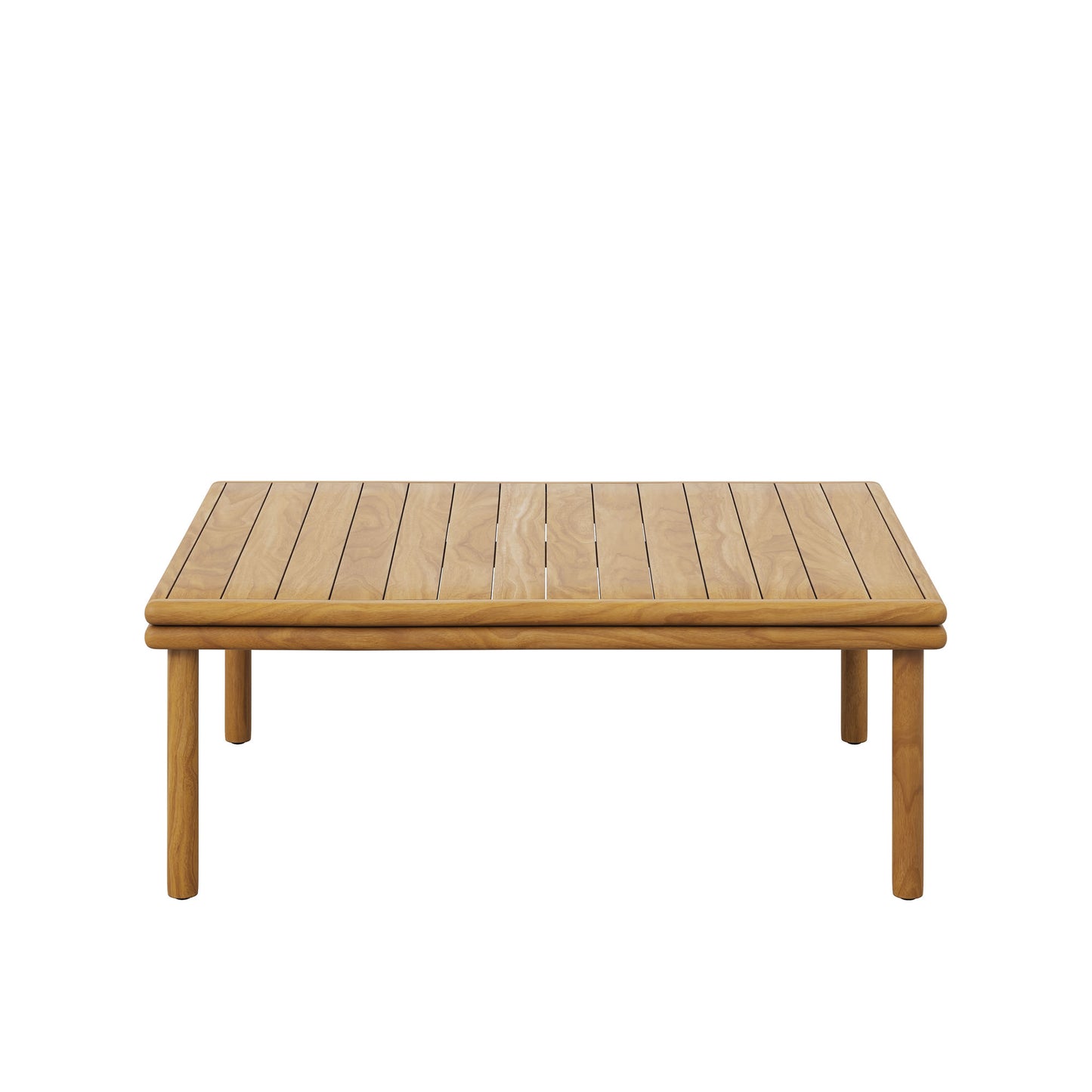 Wren Outdoor Patio Teak Wood Coffee Table by Modway EEI-7010-NAT