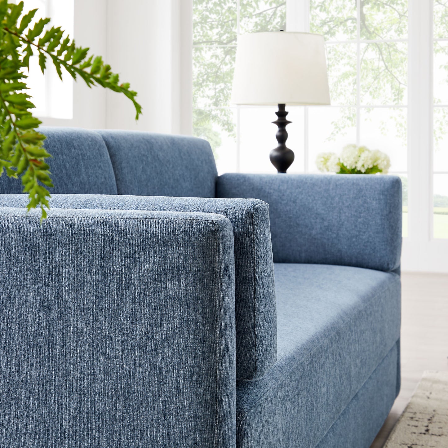 Linden Upholstered Heathered Chenille Sofa by Modway