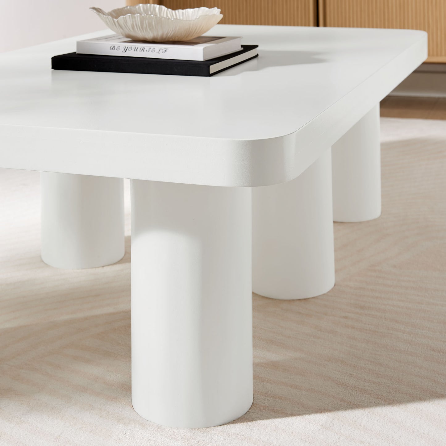 Cleo 54” Rectangular Coffee Table by Modway EEI-7072-WHI