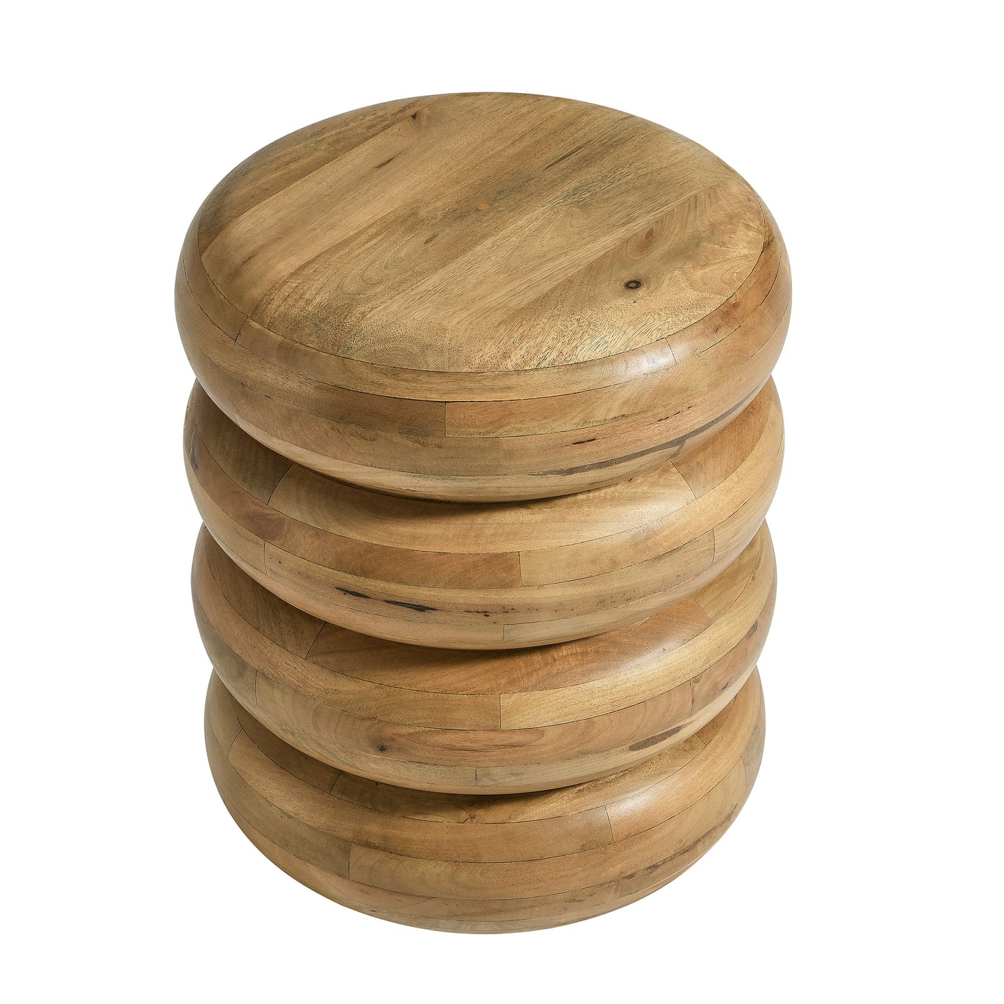 Ellery Round Stacked Wood Side Table by Modway EEI-7106