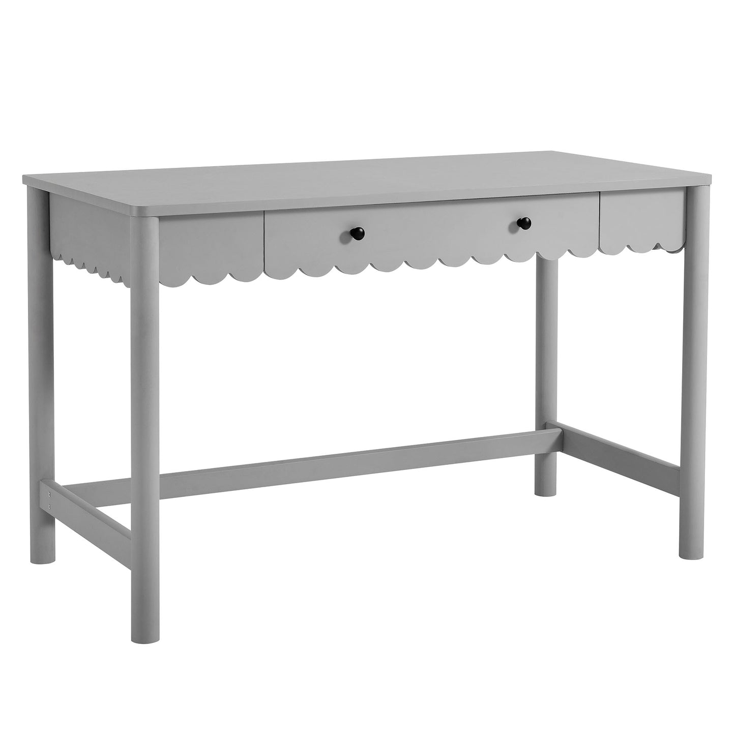 Emmeline 1-Drawer Scallop Writing Desk by Modway EEI-7155-LGR