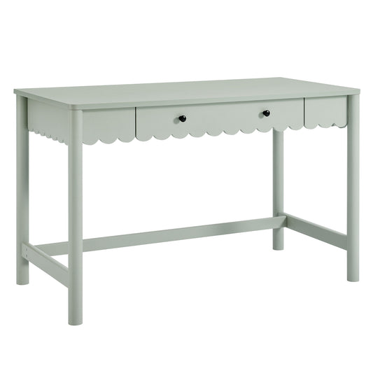 Emmeline 1-Drawer Scallop Writing Desk by Modway EEI-7155-SGE