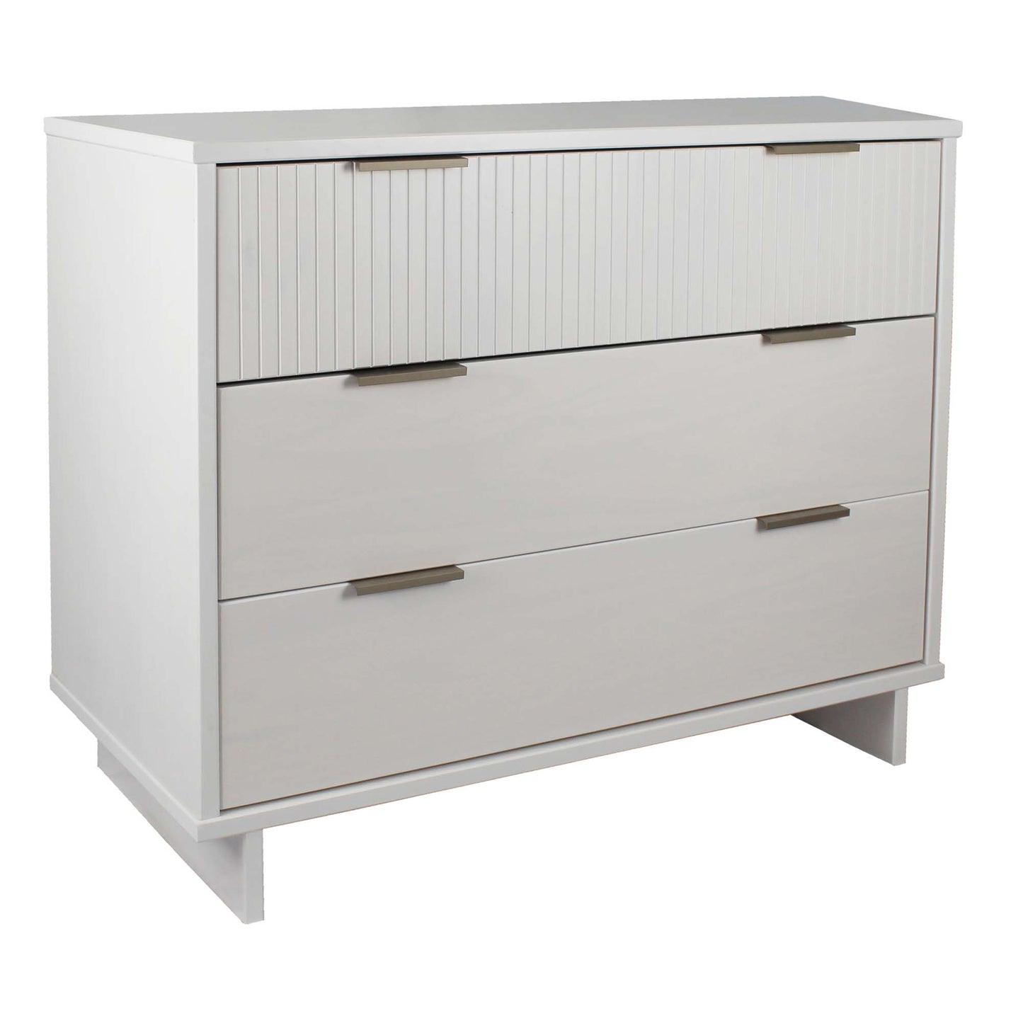 Manhattan Comfort 2-Piece Granville Modern Solid Wood Tall Narrow and Standard Dresser Set