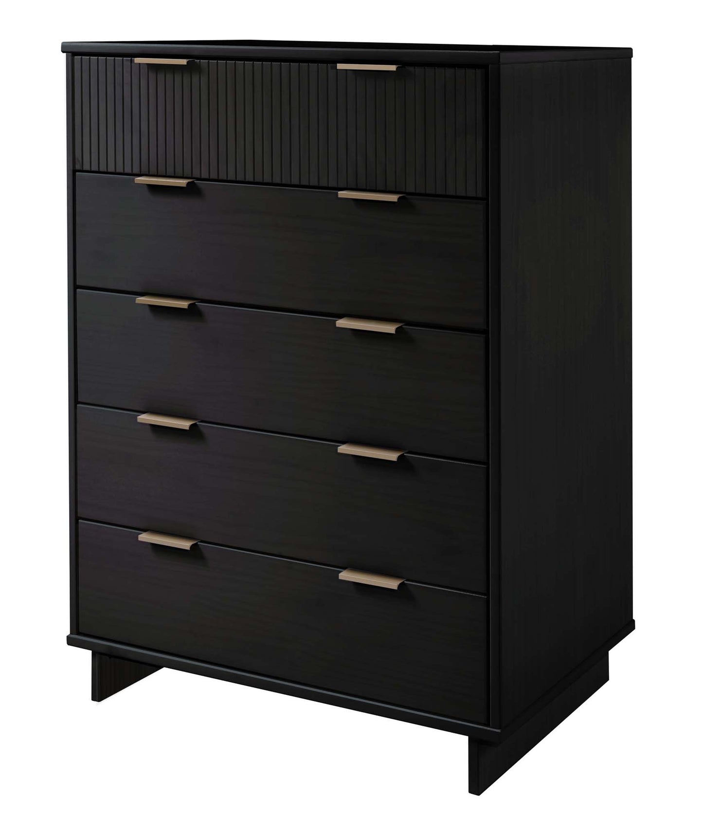 Manhattan Comfort 2-Piece Granville Modern Solid Wood Tall Chest and Dresser Set