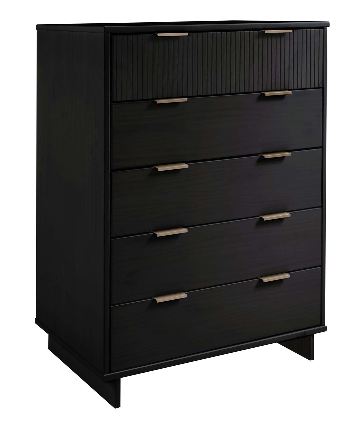 Manhattan Comfort 2-Piece Granville Modern Solid Wood Tall Chest and Dresser Set