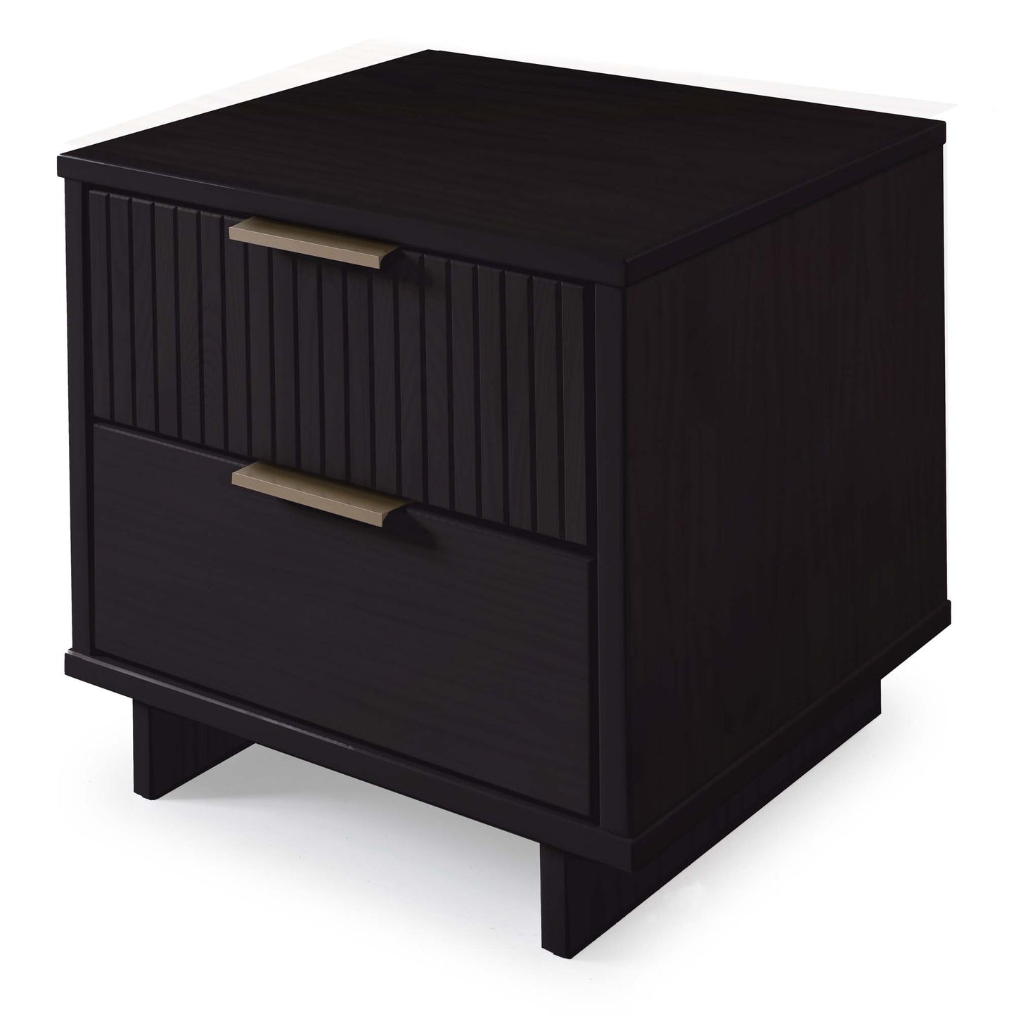 Manhattan Comfort 2-Piece Granville Modern Solid Wood Standard Dresser and Nightstand Set