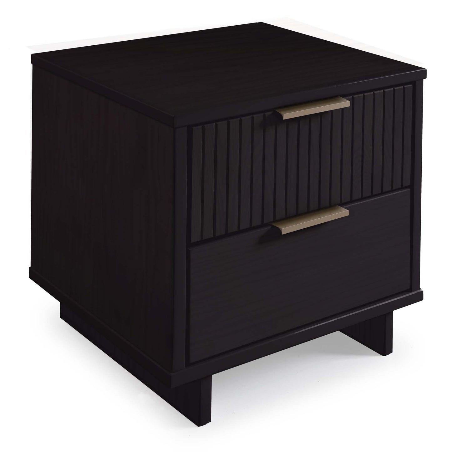 Manhattan Comfort 2-Piece Granville Modern Solid Wood Standard Dresser and Nightstand Set