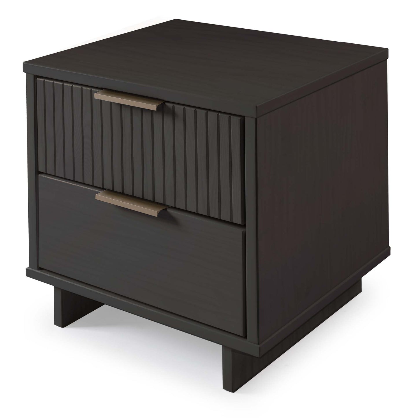 Manhattan Comfort 2-Piece Granville Modern Solid Wood Standard Dresser and Nightstand Set