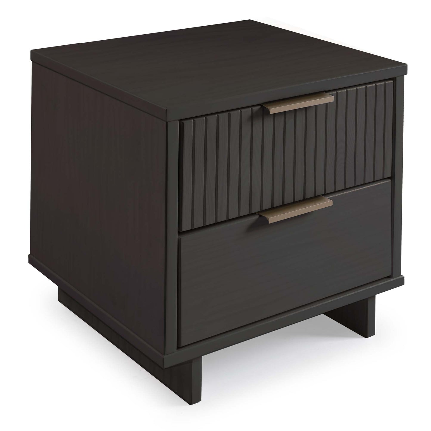 Manhattan Comfort 2-Piece Granville Modern Solid Wood Standard Dresser and Nightstand Set