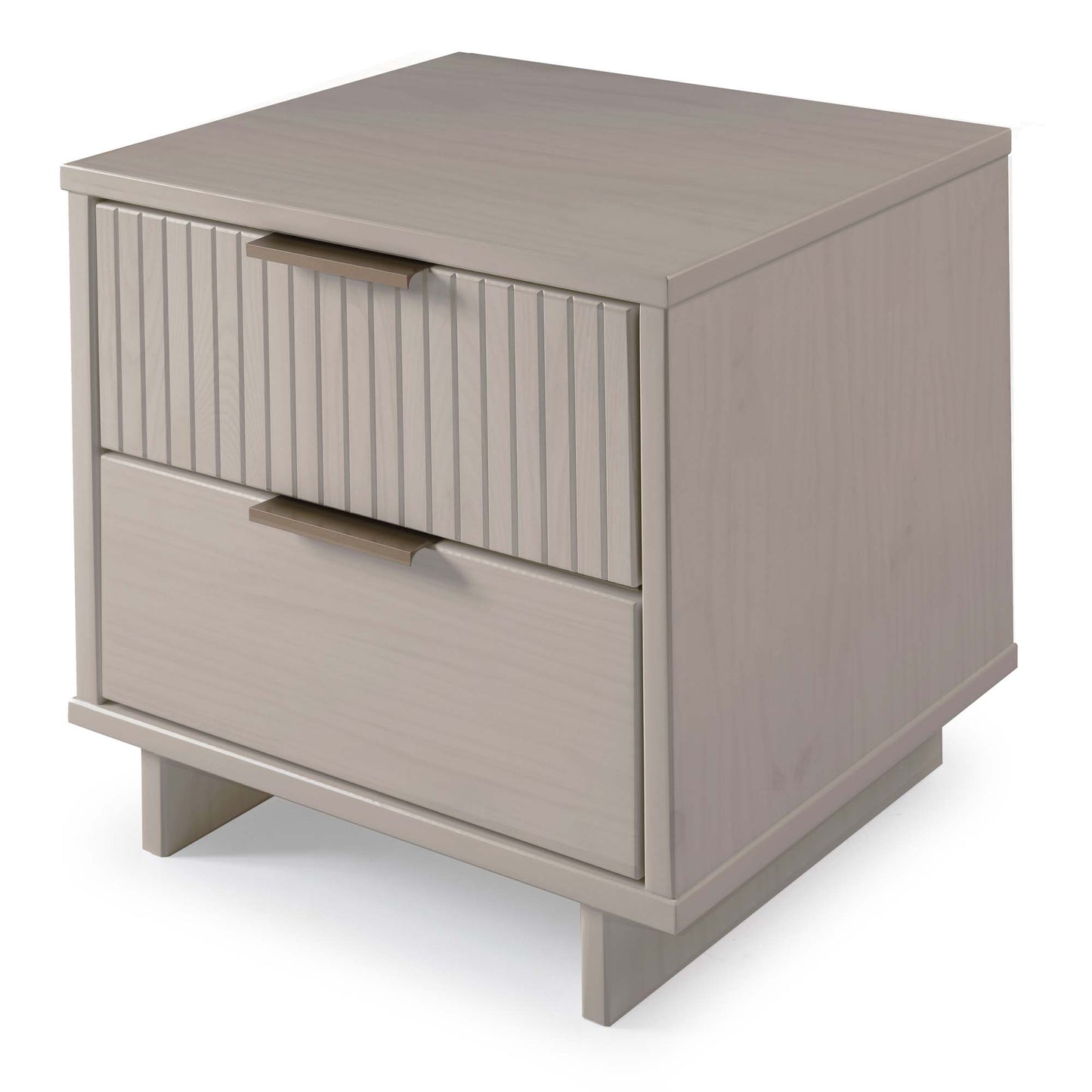 Manhattan Comfort 2-Piece Granville Modern Solid Wood Standard Dresser and Nightstand Set