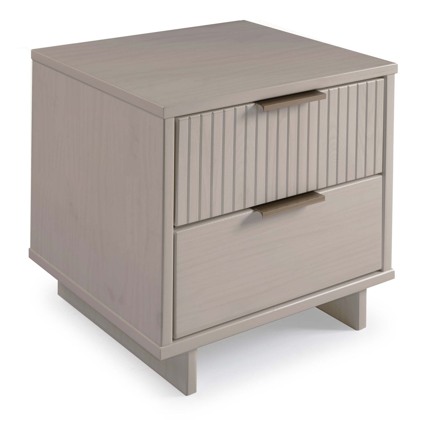 Manhattan Comfort 2-Piece Granville Modern Solid Wood Standard Dresser and Nightstand Set