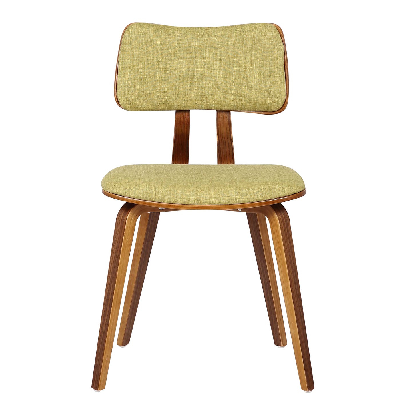 Jaguar Mid-Century Dining Chair in Walnut Wood and Fabric