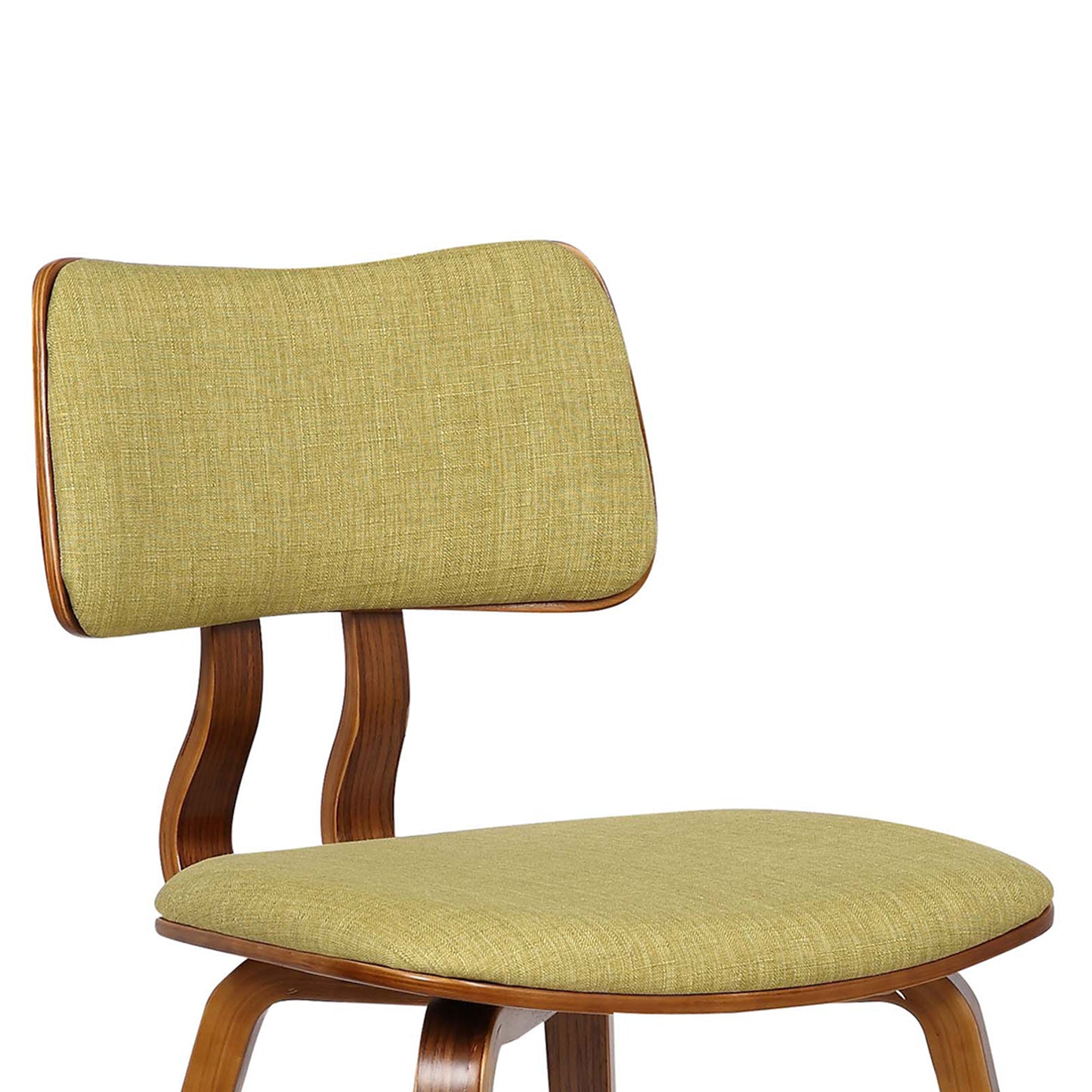 Jaguar Mid-Century Dining Chair in Walnut Wood and Fabric