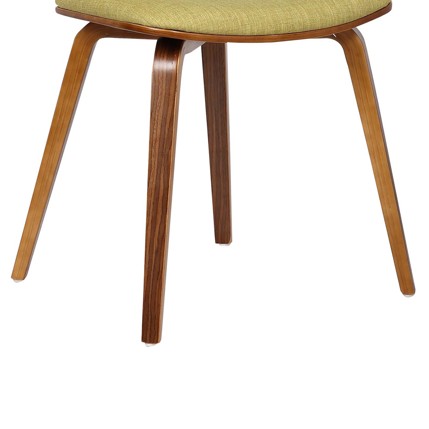 Jaguar Mid-Century Dining Chair in Walnut Wood and Fabric