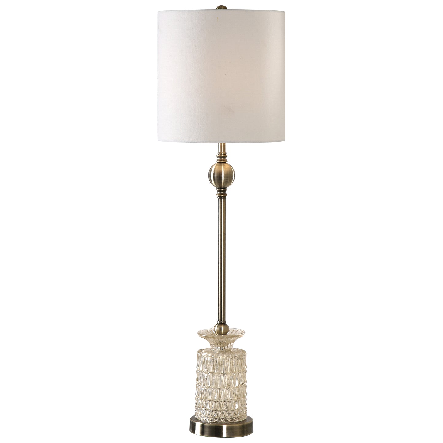 Uttermost Flaviana Antique Brass Buffet Lamp