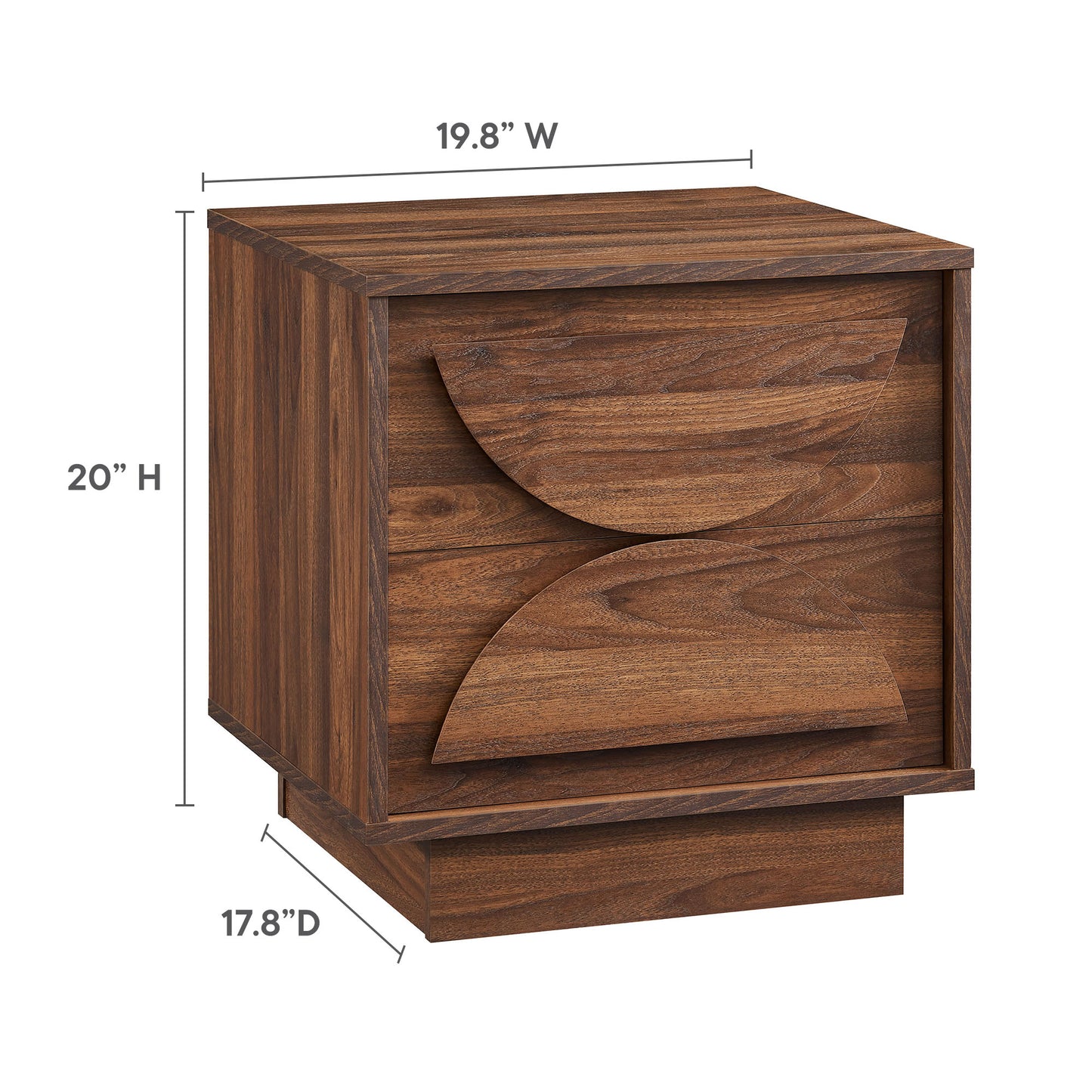 Bulwark 6-Drawer Dresser and 2-Drawer Nightstand by Modway