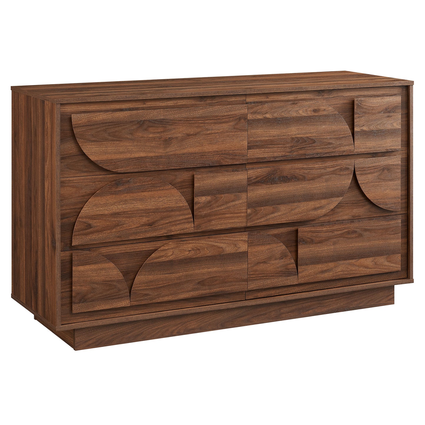 Bulwark 6-Drawer Dresser and 2-Drawer Nightstand by Modway