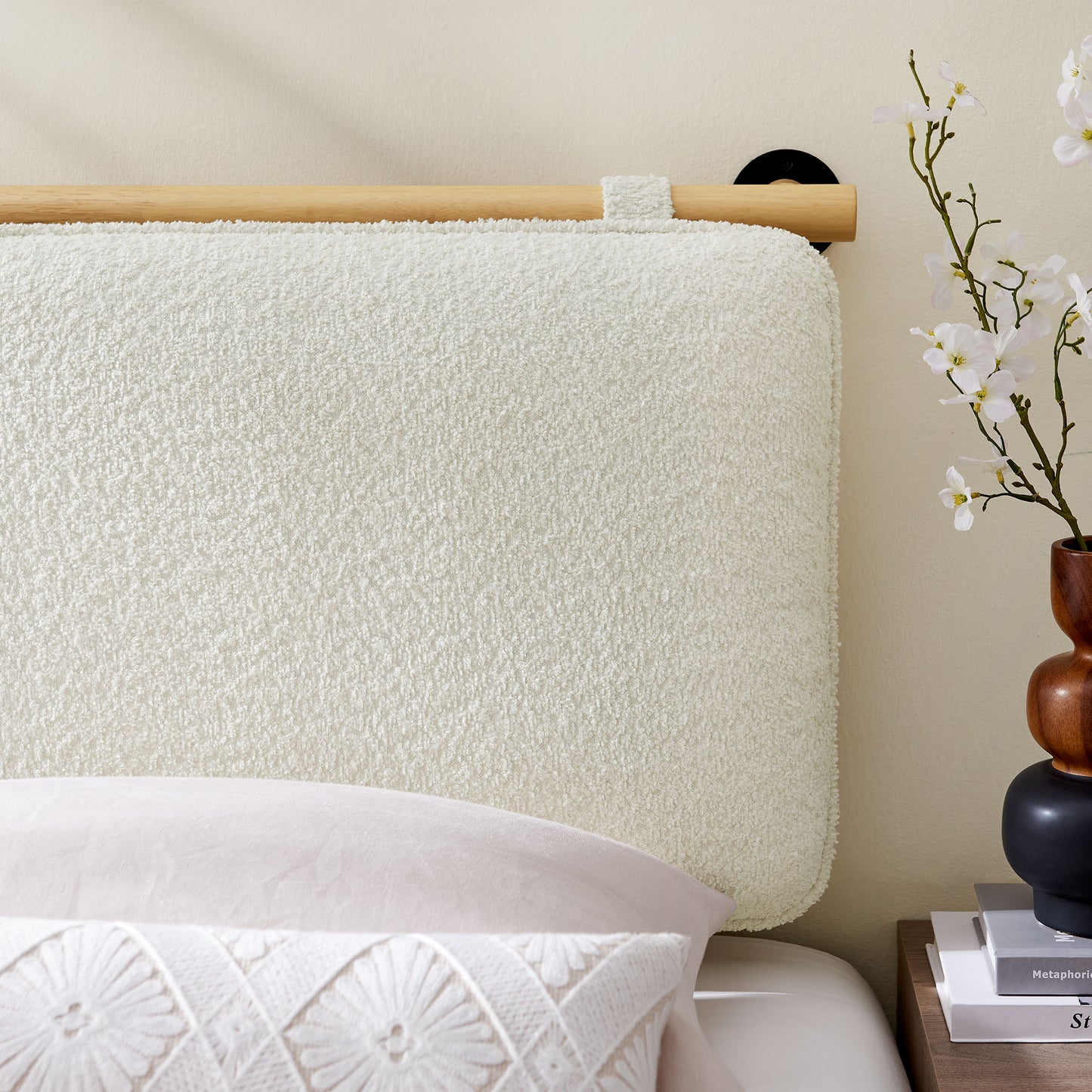 Anela Wall-Mounted Chenille Upholstered Headboard by Modway