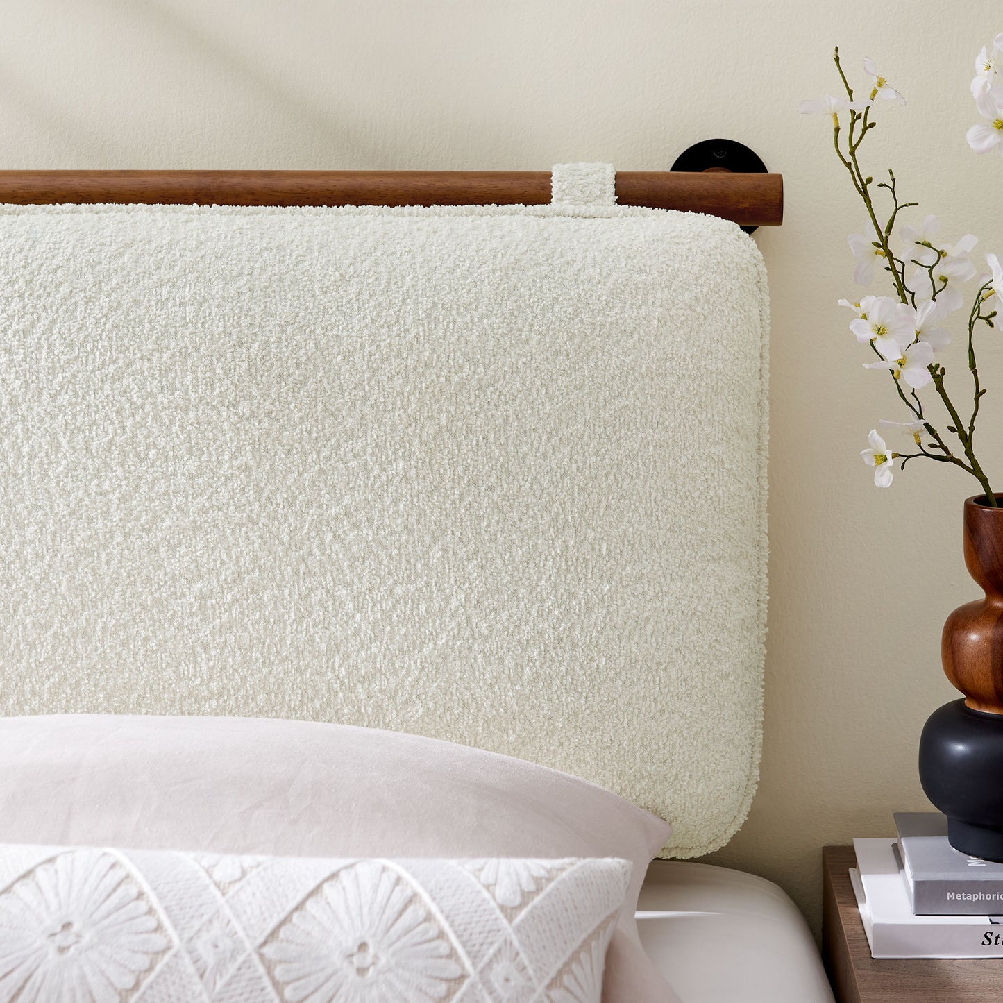 Anela Wall-Mounted Chenille Upholstered Headboard by Modway