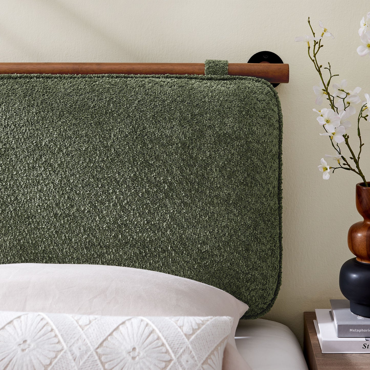 Anela Wall-Mounted Chenille Upholstered Headboard by Modway