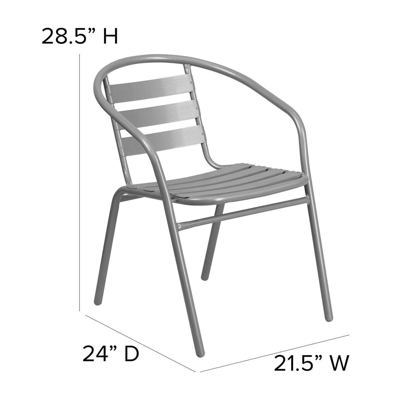 Contemporary Patio Chair for Indoor and Outdoor Use