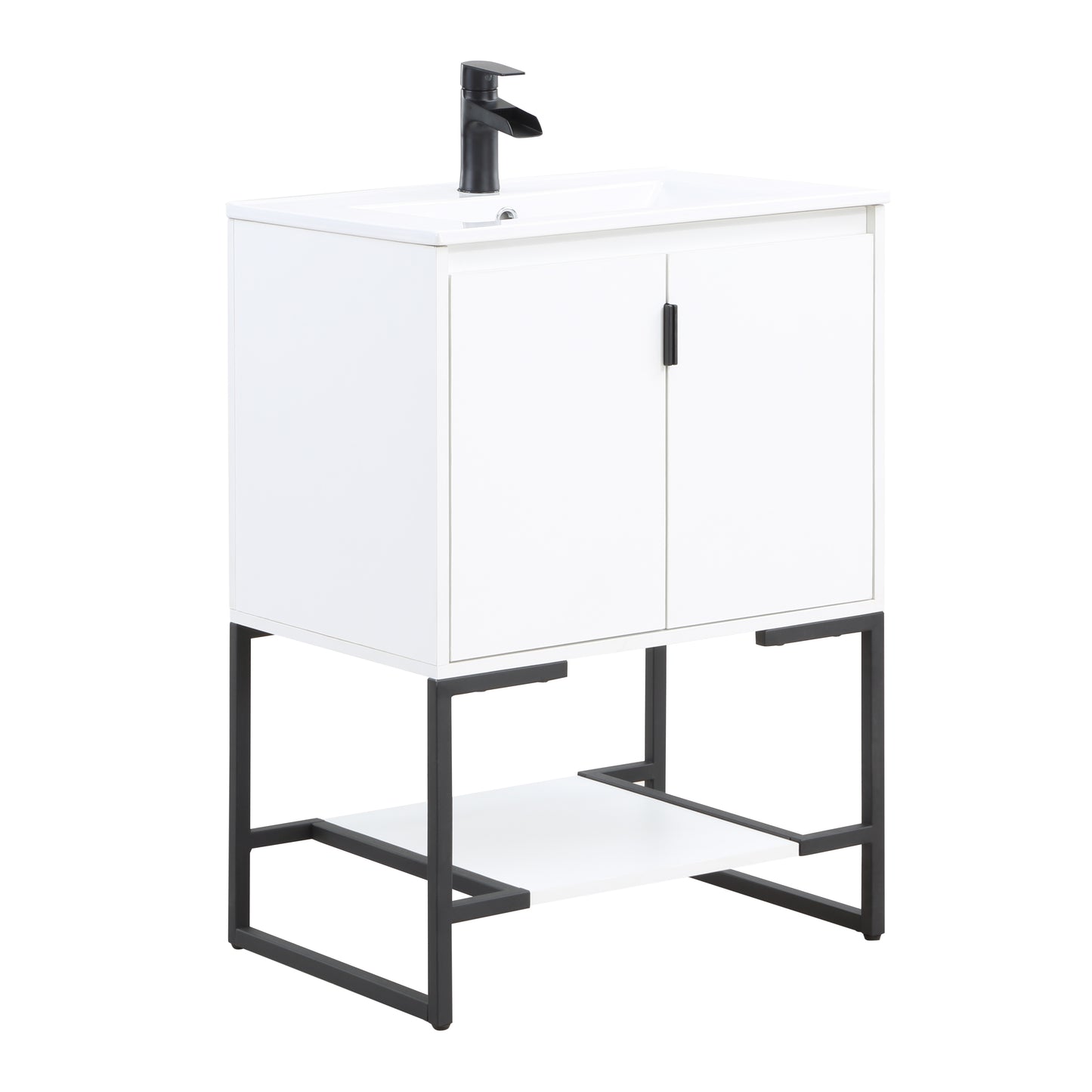 Manhattan Comfort Scarsdale 24" Bathroom Vanity Sink in White VS-2401-WH