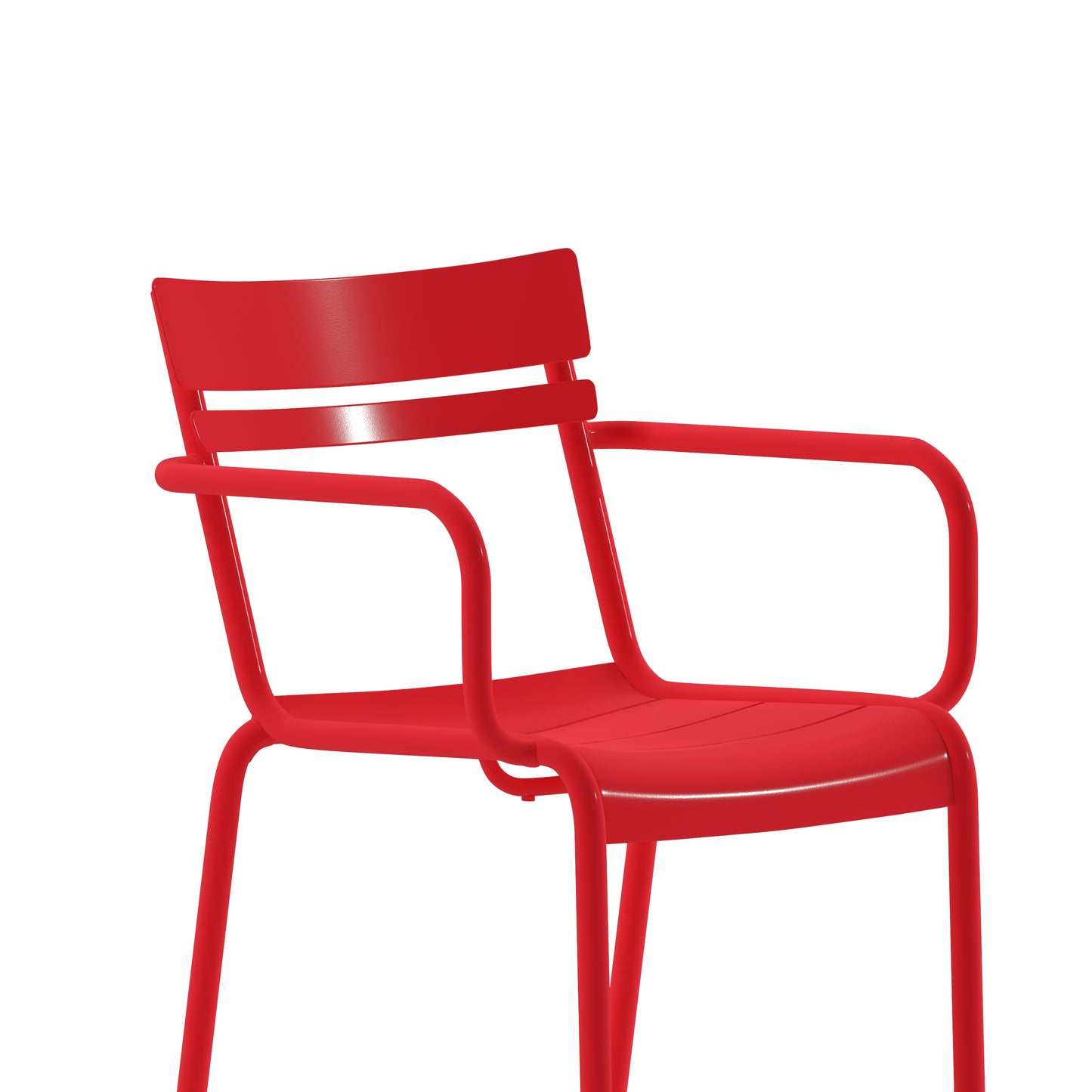 Modern Commercial Grade Indoor/Outdoor Steel Stack Chair