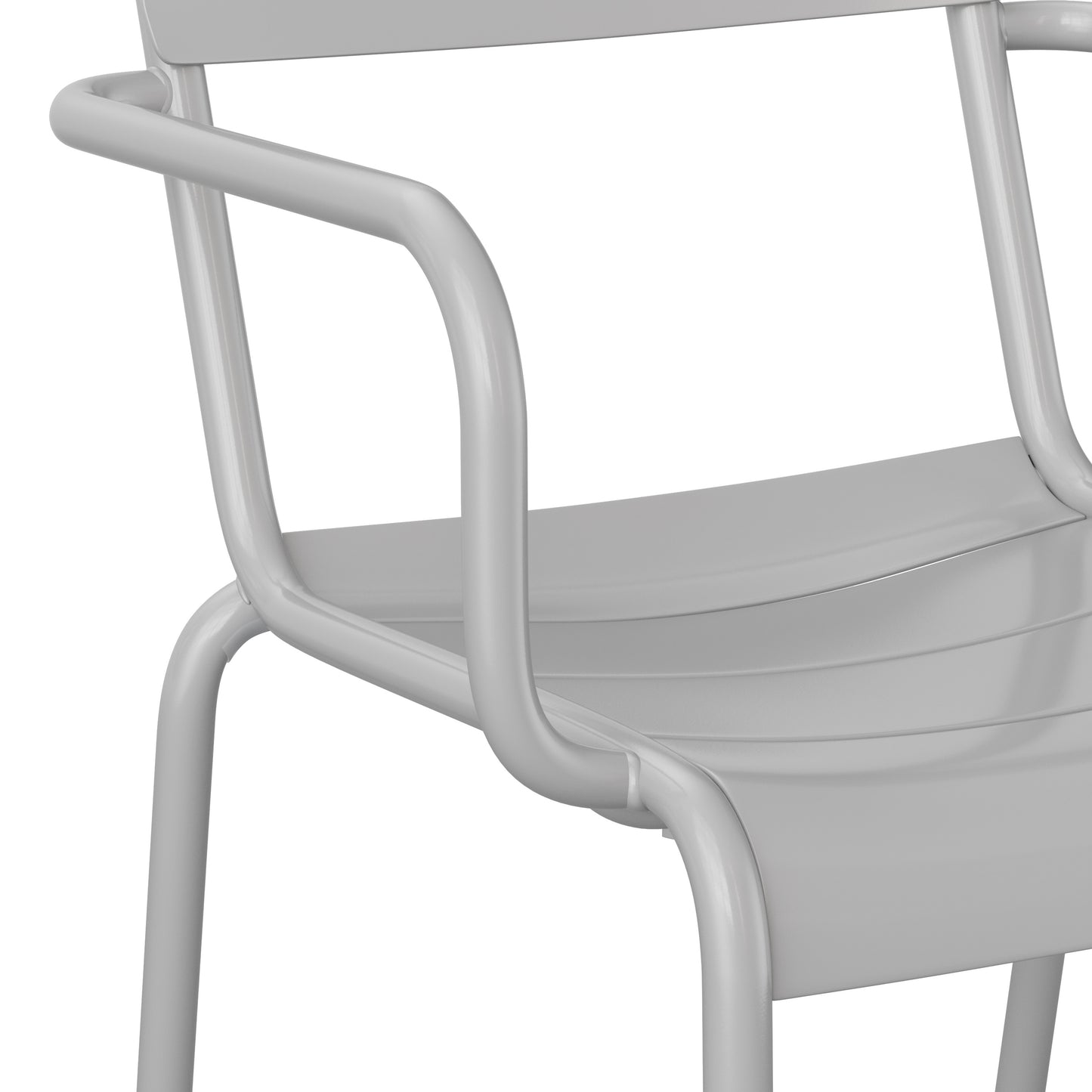 Modern Commercial Grade Indoor/Outdoor Steel Stack Chair