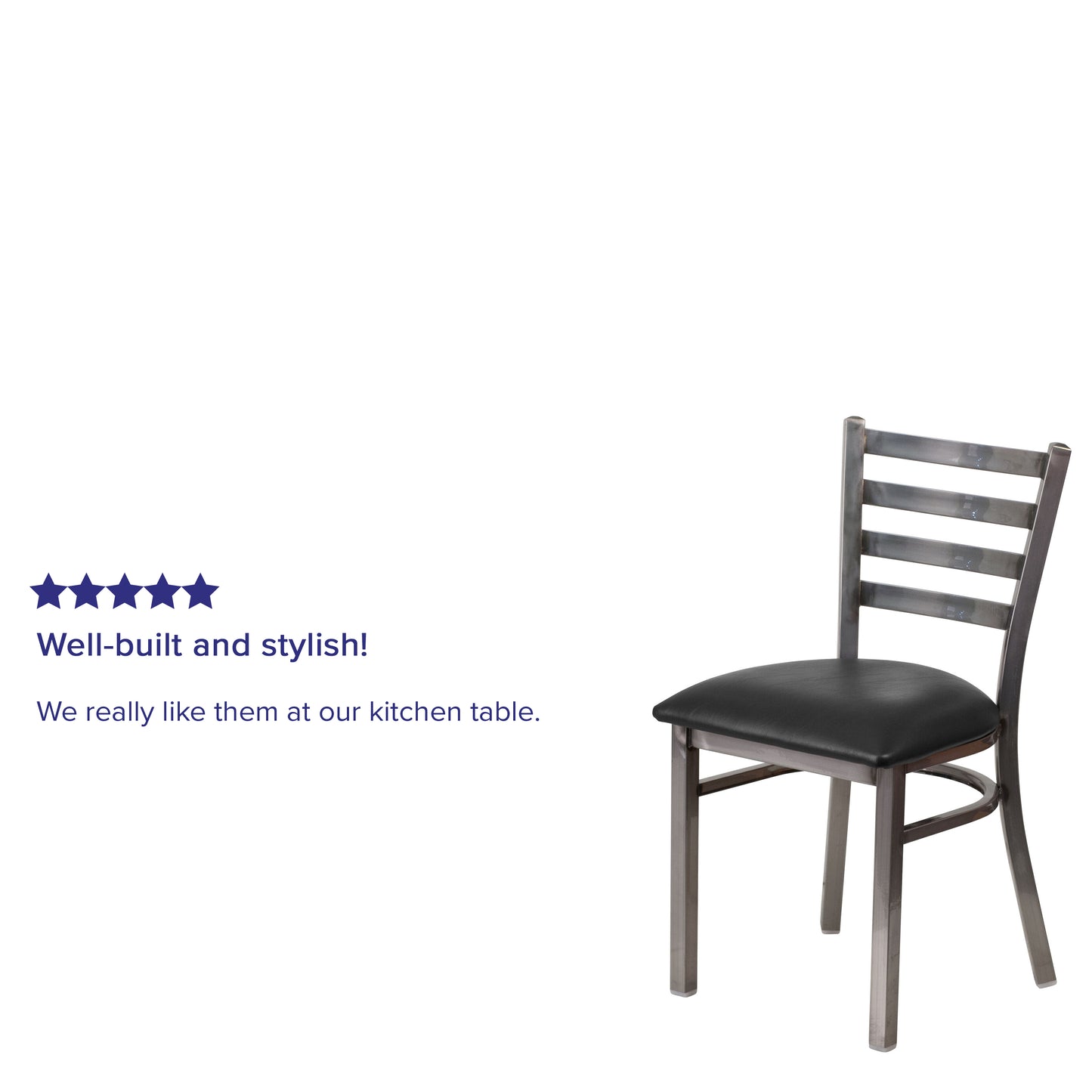 Metal Dining Chair for High Traffic Businesses