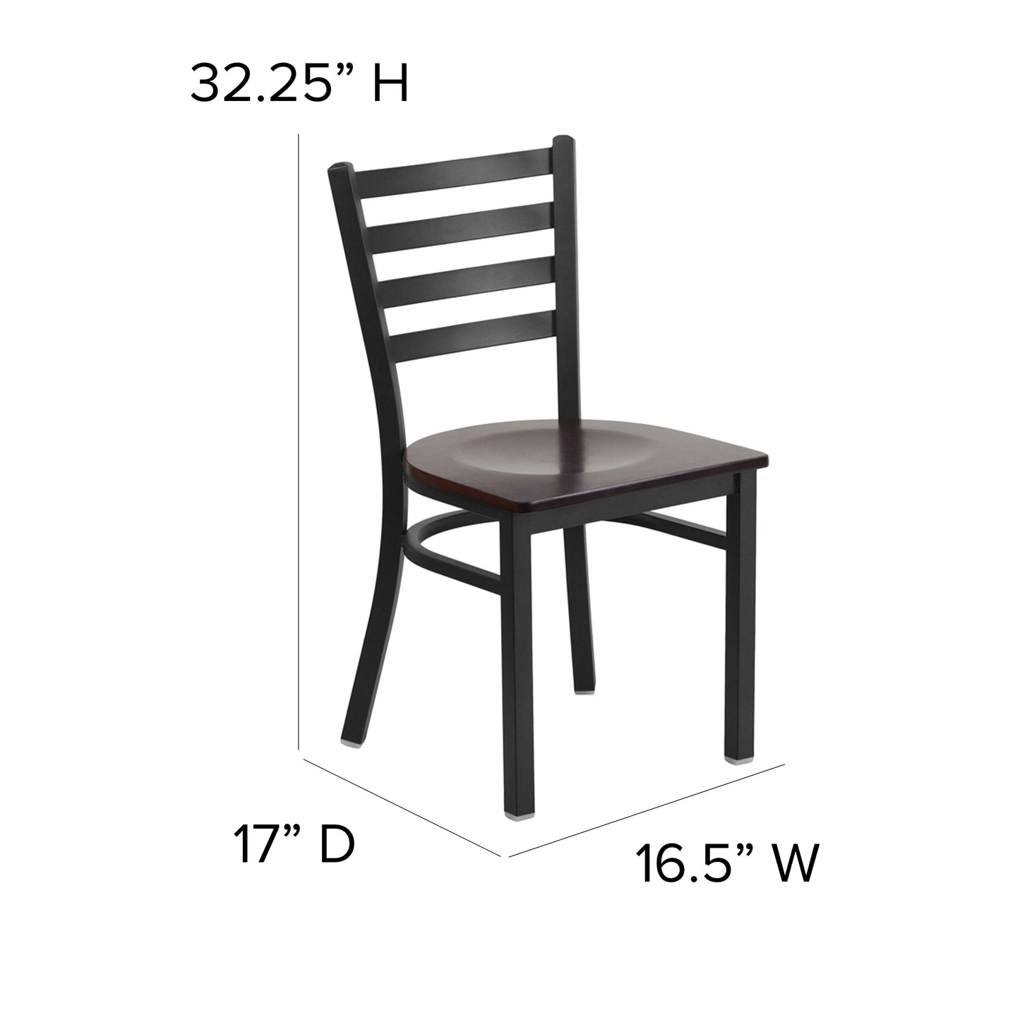 Metal Dining Chair for High Traffic Businesses