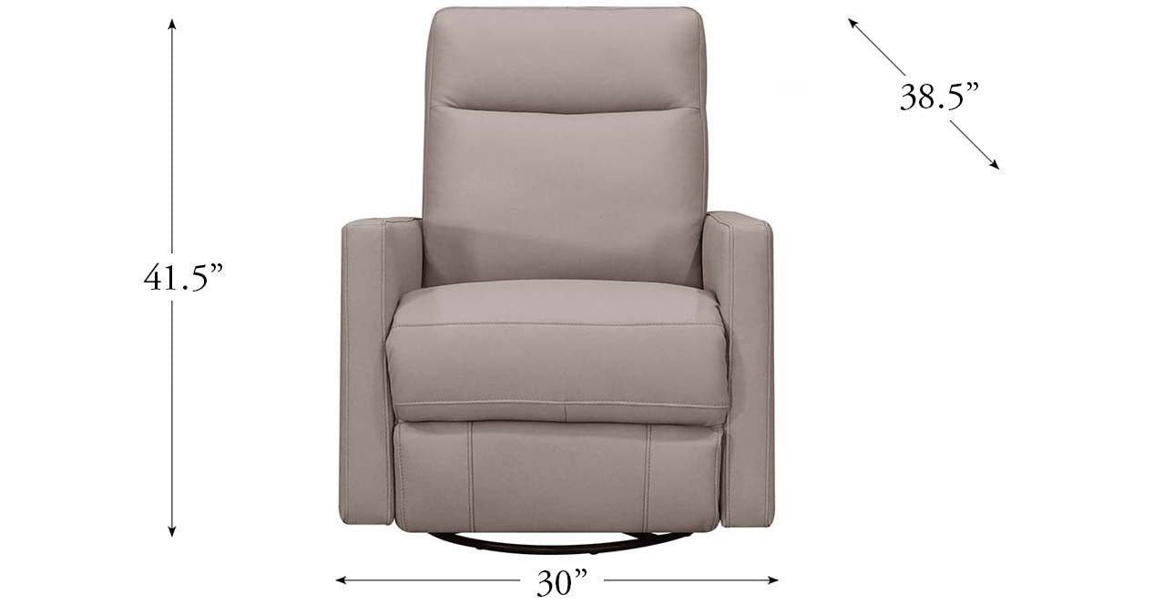 Ashby Power and Manual Headrest Recliner Collection with Swivel and Glider Options