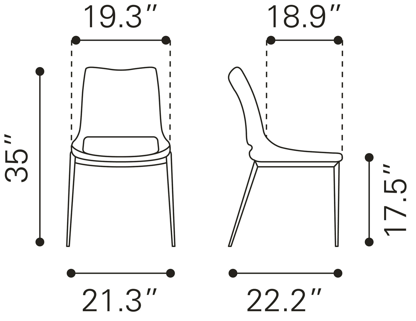 Ace Dining Chair (Set of 2)