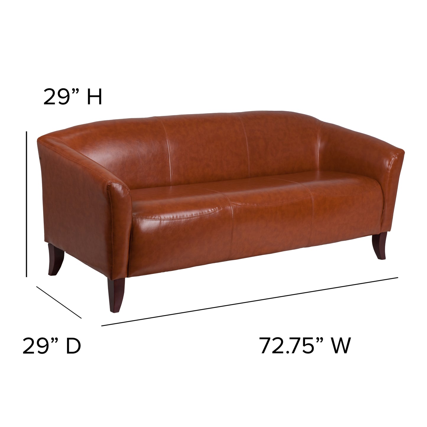 Leather Sofa 111-3 - Modern Design for Stylish Living Rooms