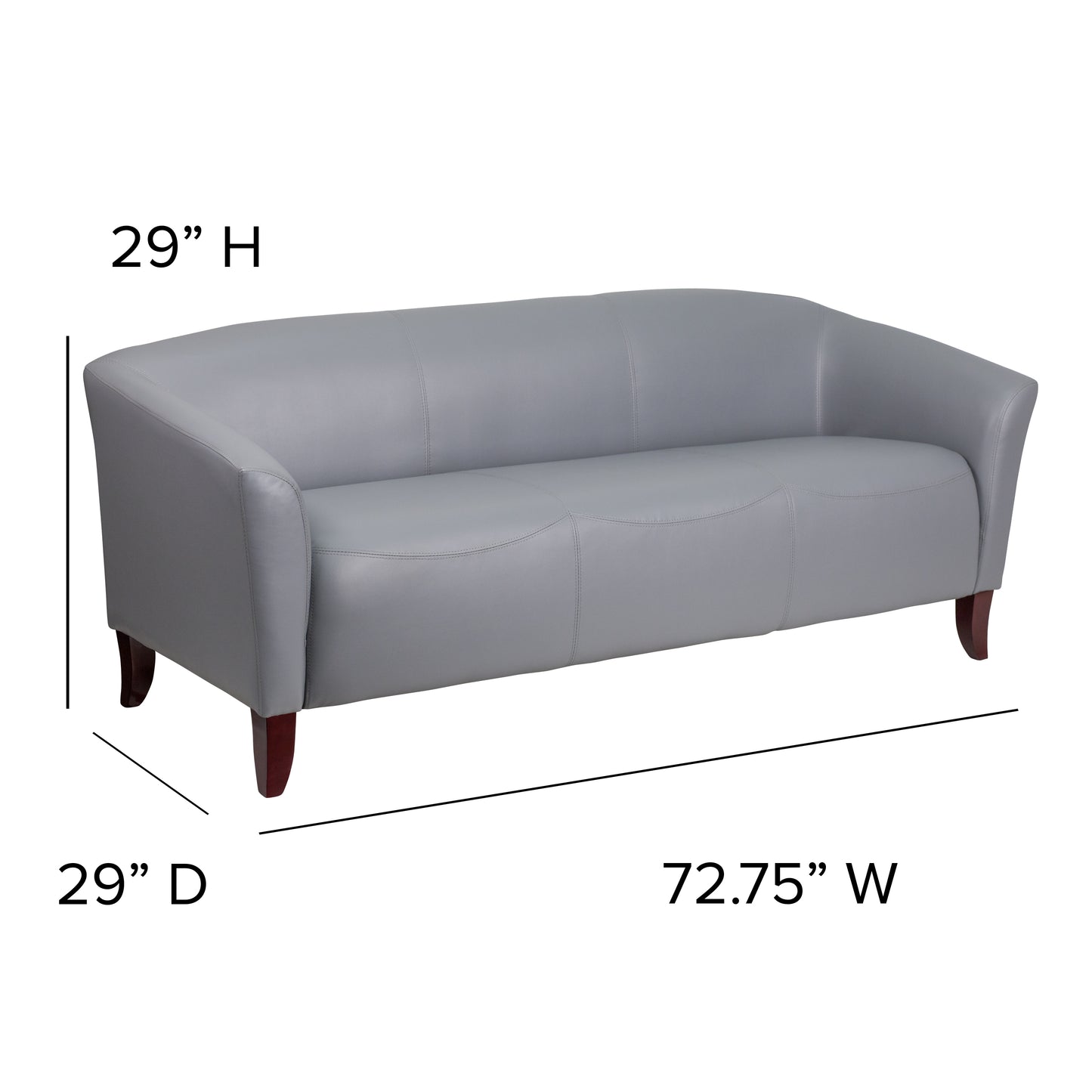 Leather Sofa 111-3 - Modern Design for Stylish Living Rooms