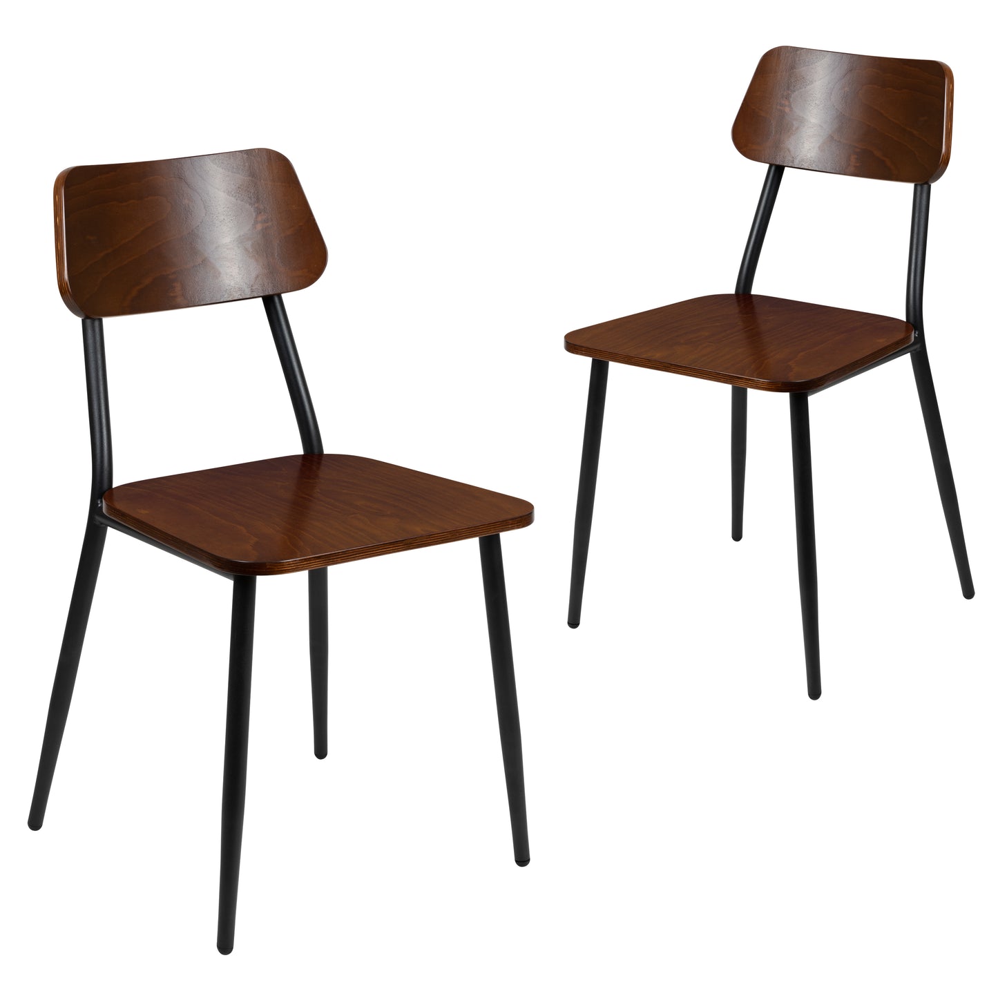 2 Pack Industrial Dining Chair 2-XU-DG-60725-GG