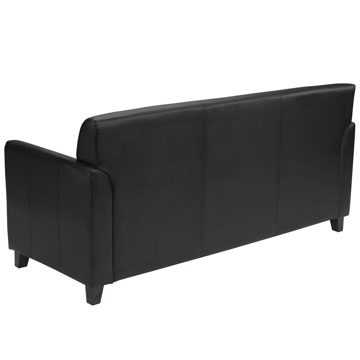 Brown and Black Leather Sofa BT-827-3