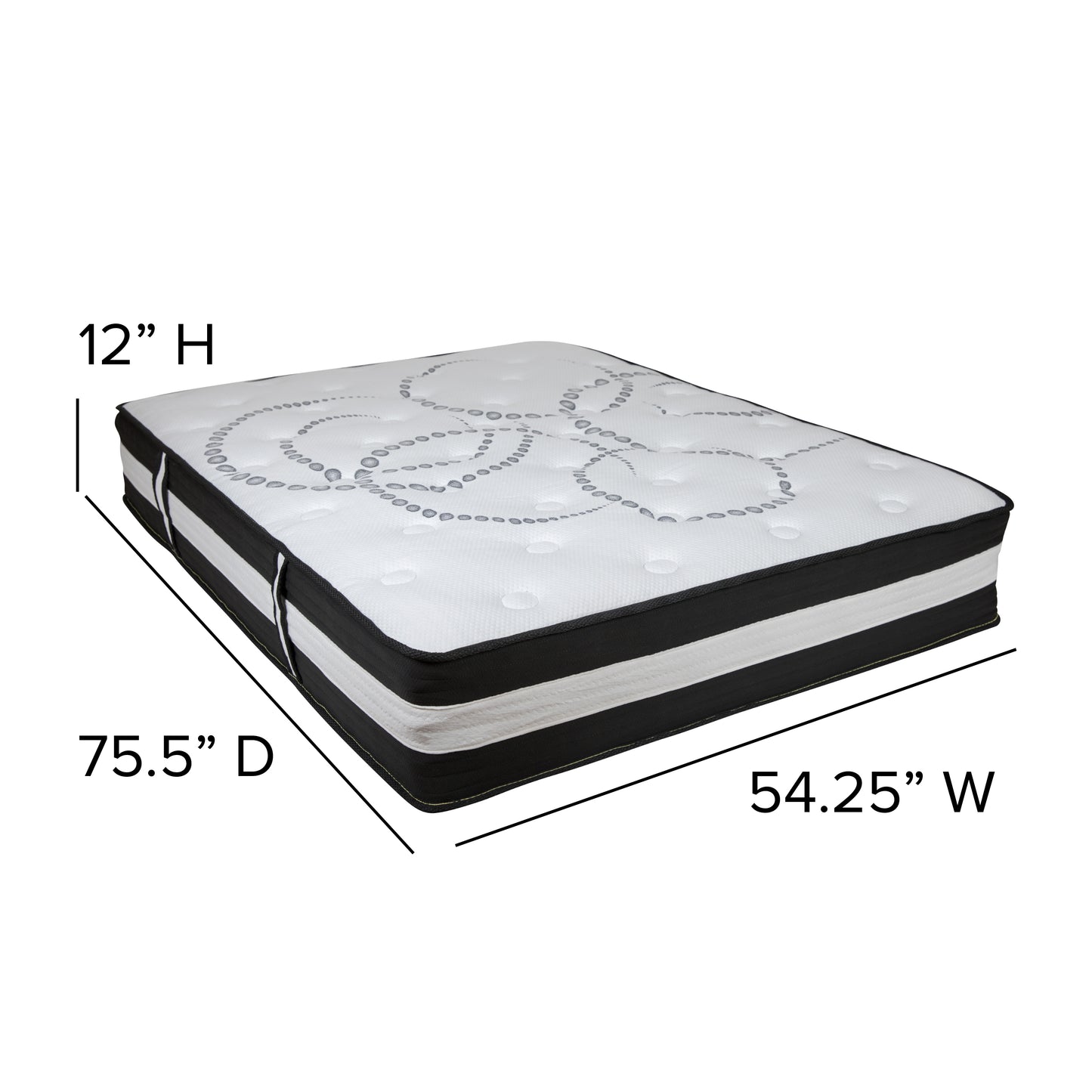 12" Mattress and Topper Bundle CL-E230P-3M35