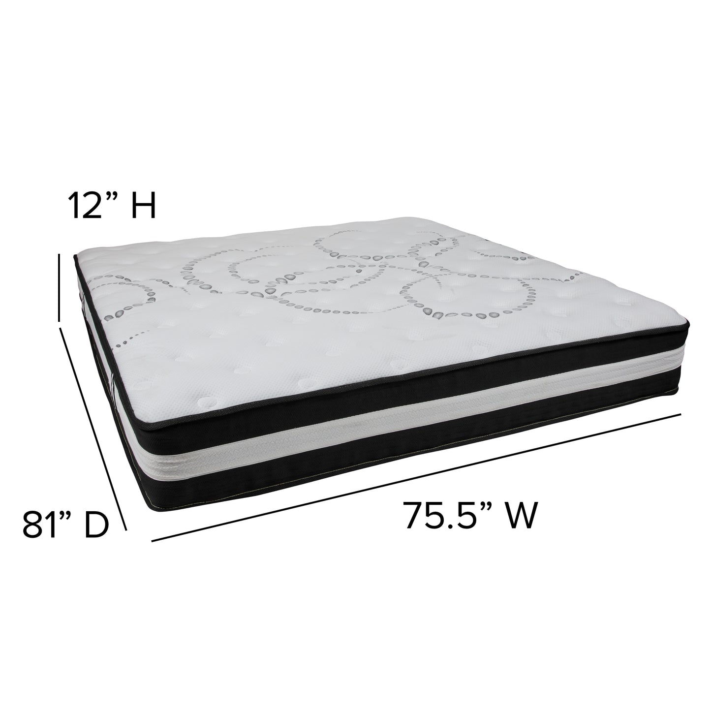 12" Mattress and Topper Bundle CL-E230P-3M35