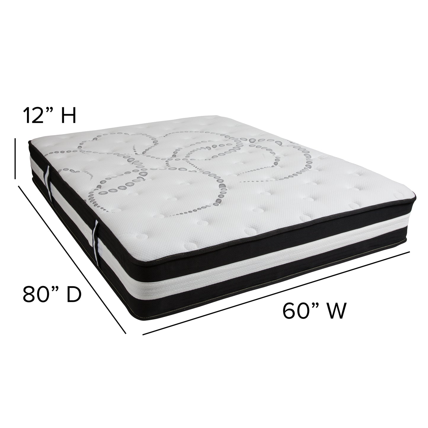 12" Mattress and Topper Bundle CL-E230P-3M35