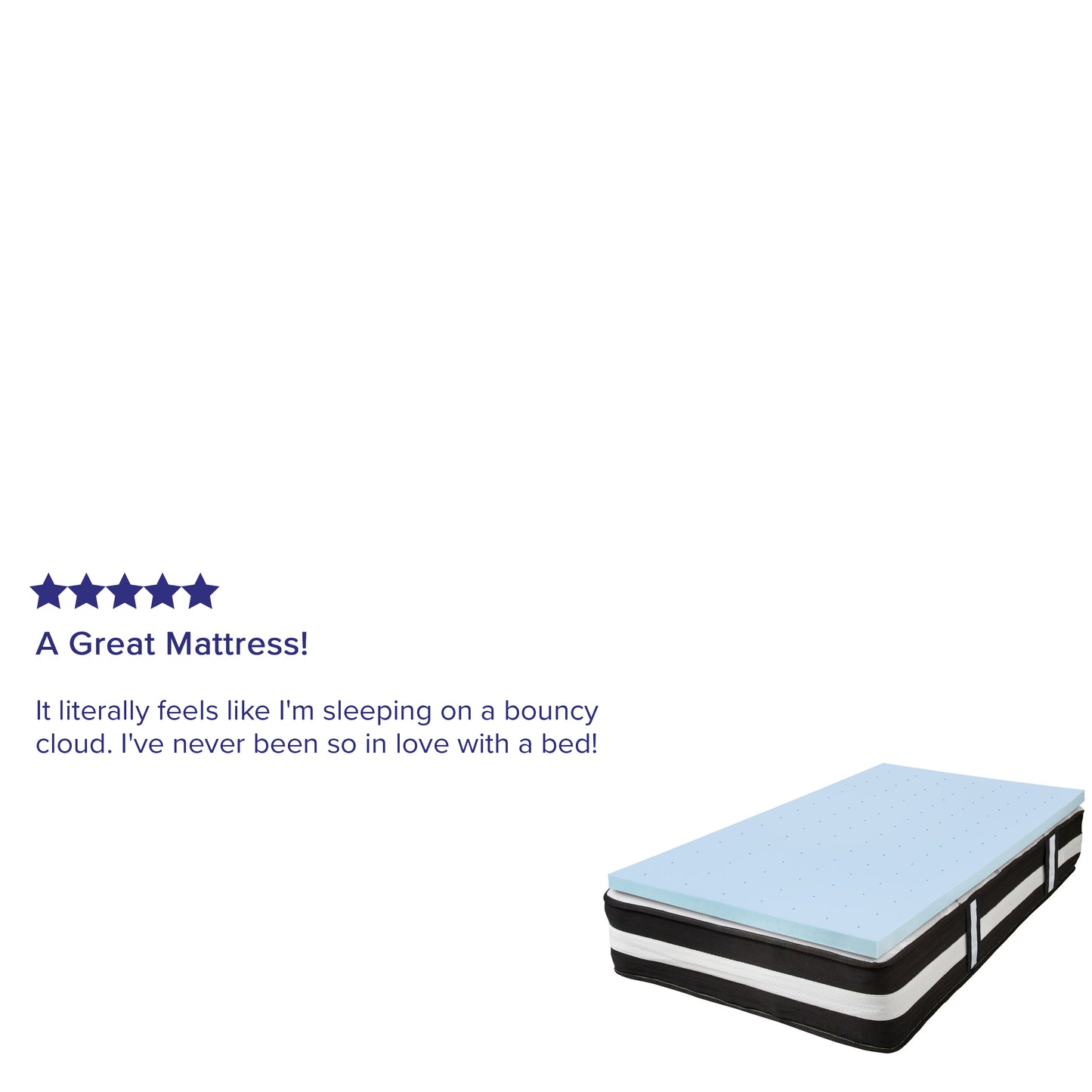 12" Mattress and Topper Bundle CL-E230P-3M35