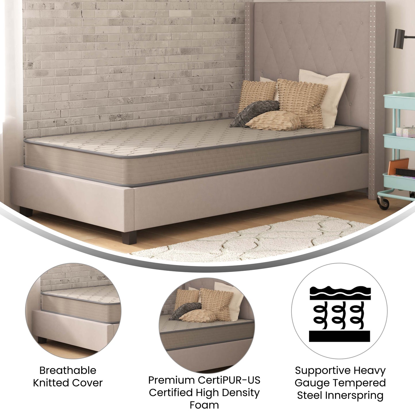 Hybrid Mattress Collection - 6 Inch & 8 Inch Options Available